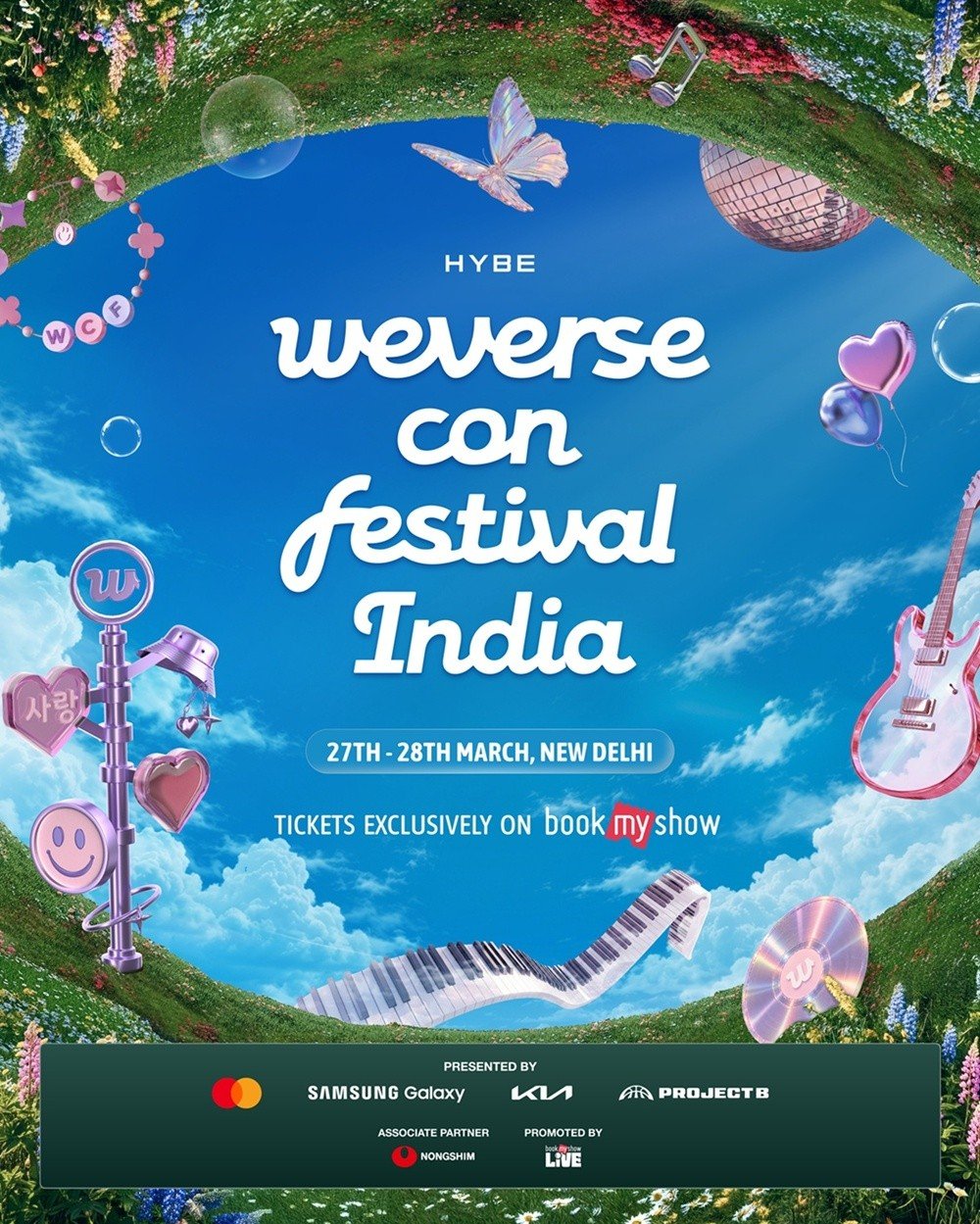 HYBE проведет первый зарубежный фестиваль: «WeConFe India» состоится в 2027 году